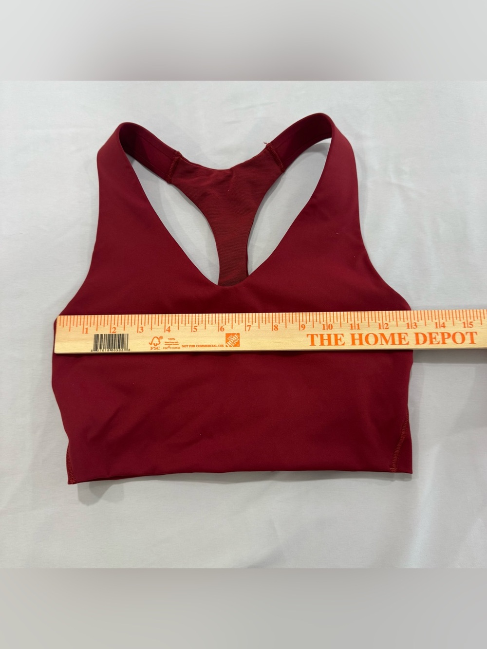 Spanx Size Small Red Racerback Sports Bra - Picture 6 of 7